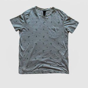 H&M Brand Summer Tropical Short-Sleeve T-Shirt, Mens, Medium